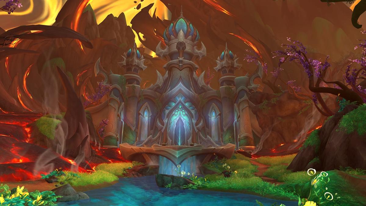 The Entrance to Amirdrassil, the Dream's Hope in World of Wacraft: Dragonflight's Patch 10.2.